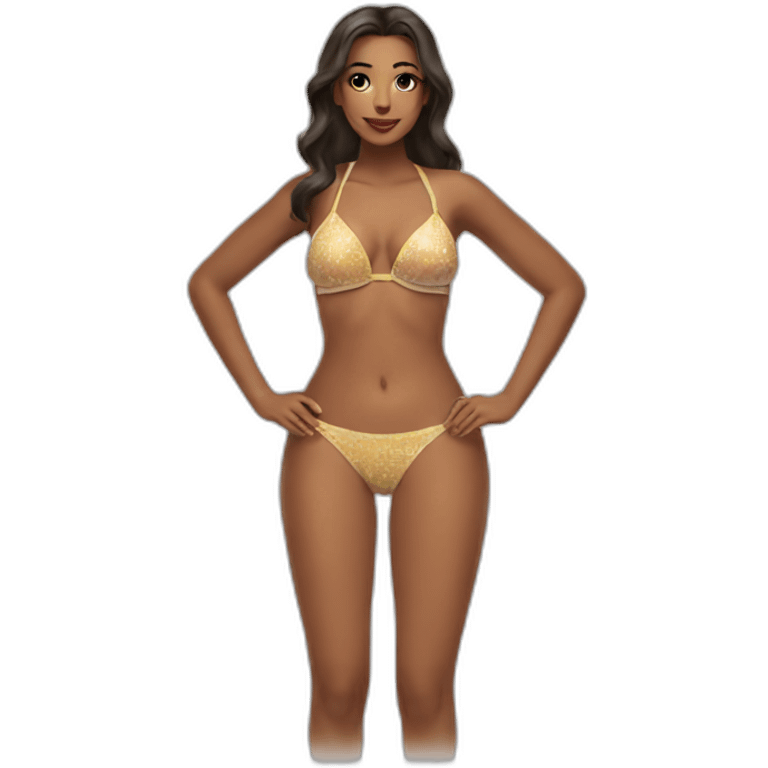 beauty-in-a-transparent bikini emoji