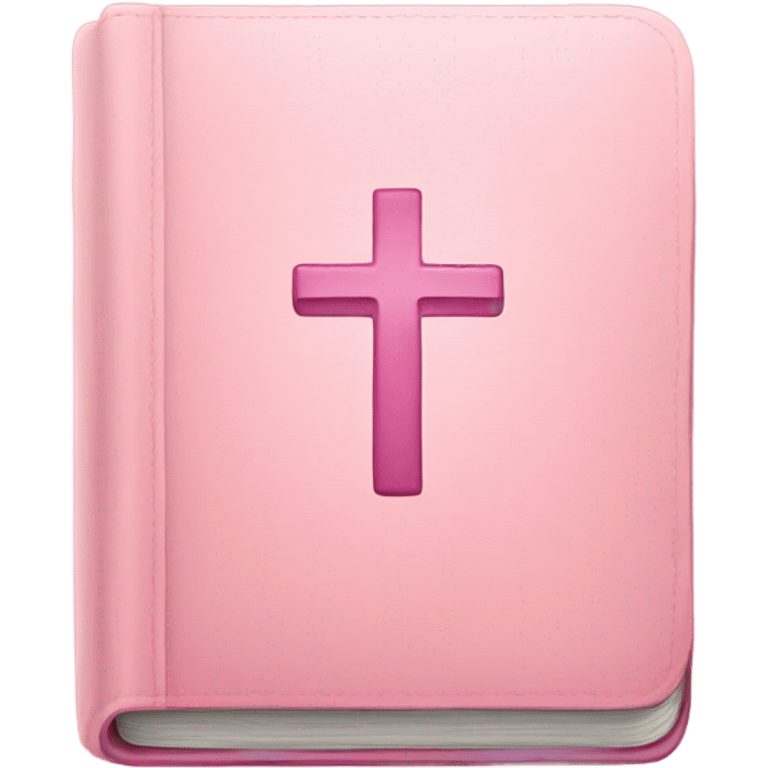 Light pink Bible  emoji