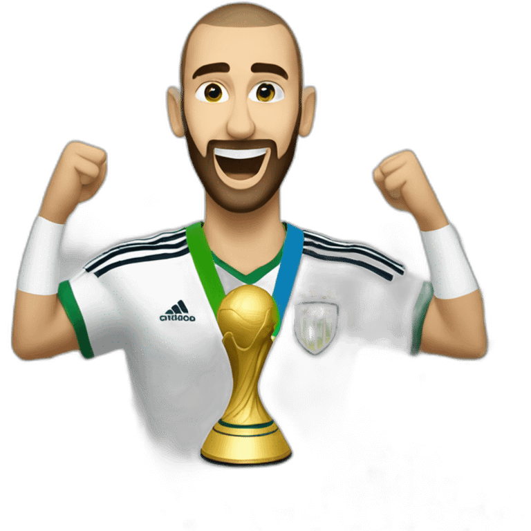 benzema winning world cup emoji