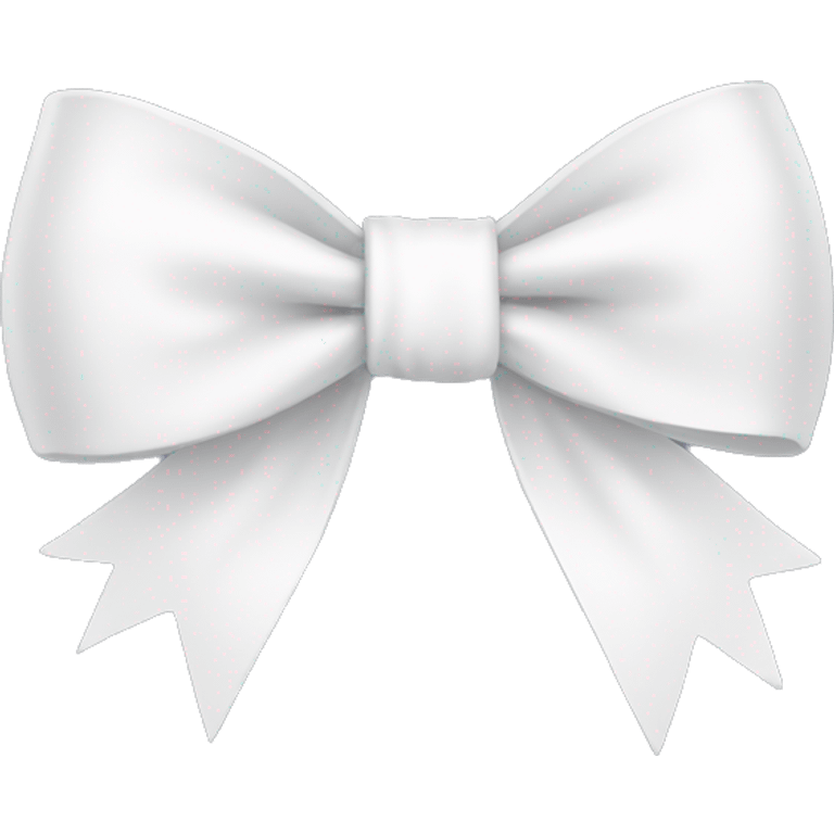 white bow emoji