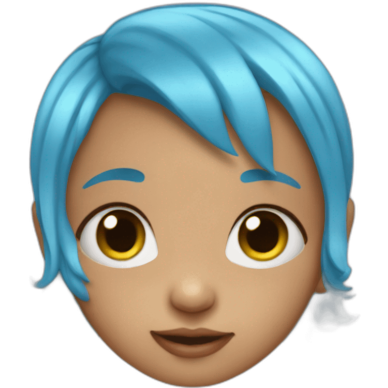 baby with blue hair emoji