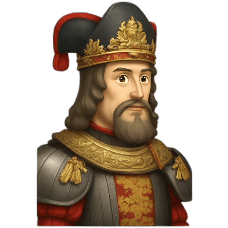 ruler of russia in 1500, vassily the third. emoji