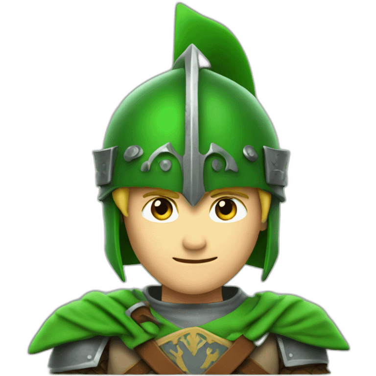 Link the knight with his green hat emoji