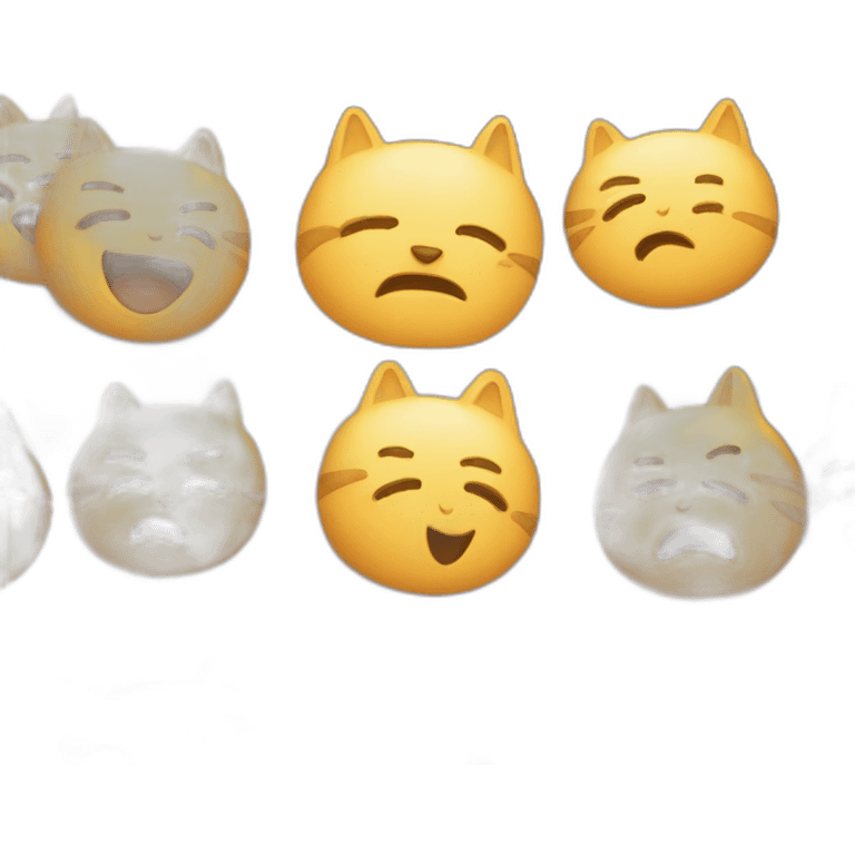 Chat qui fait un calin emoji