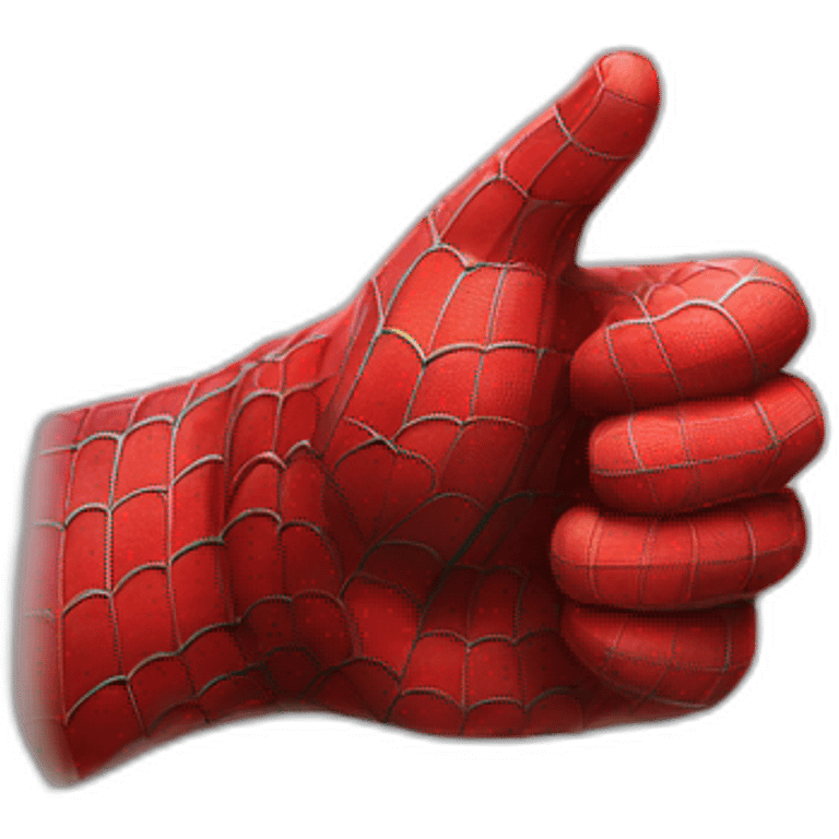 spider-man thumb up hand emoji