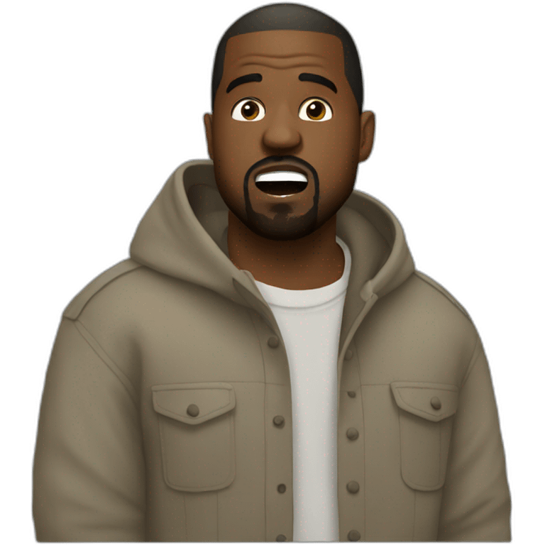 kanye west singing emoji