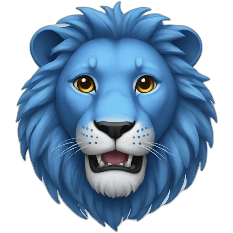 blue lion emoji