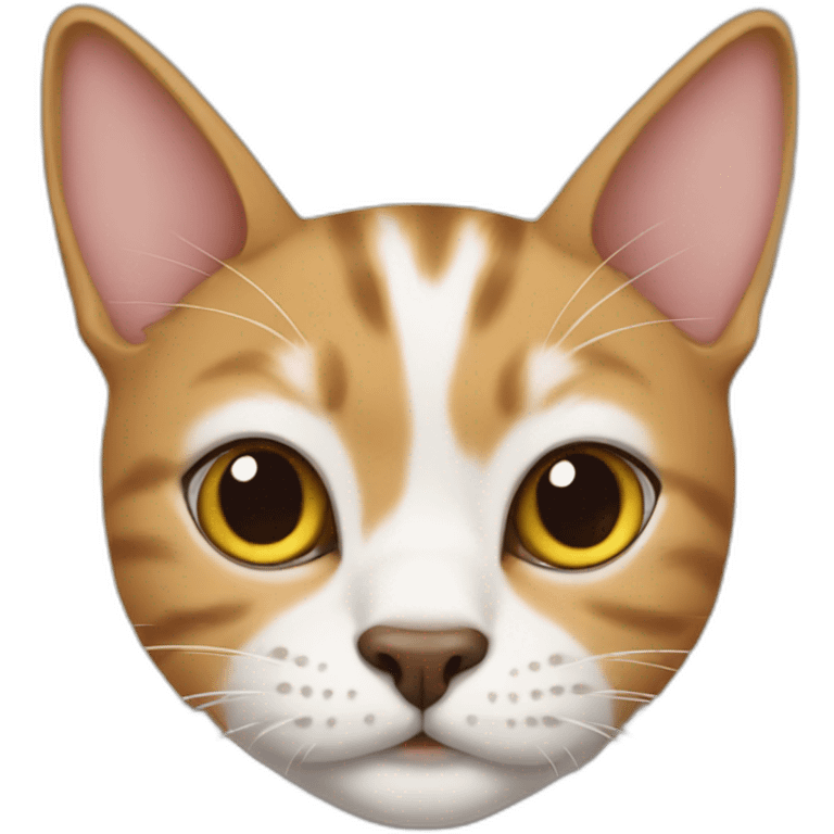 cat as a dog emoji