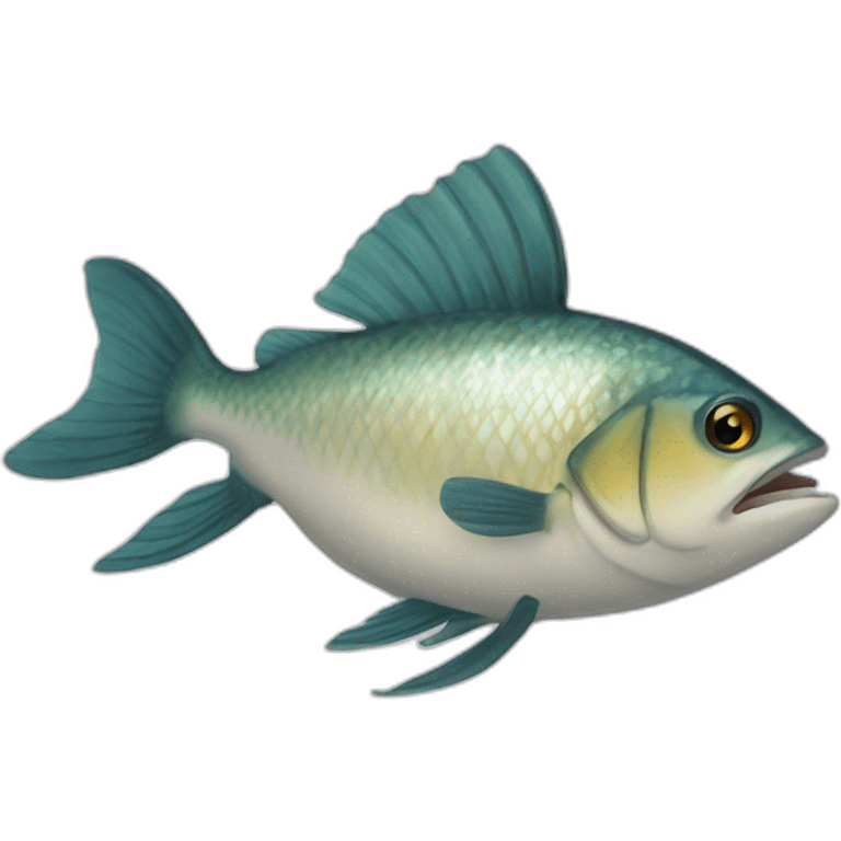 Pesce in bocca emoji