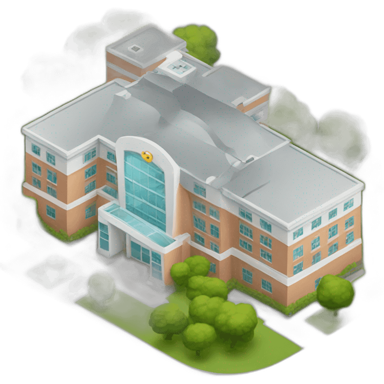 Hospital in a little town emoji