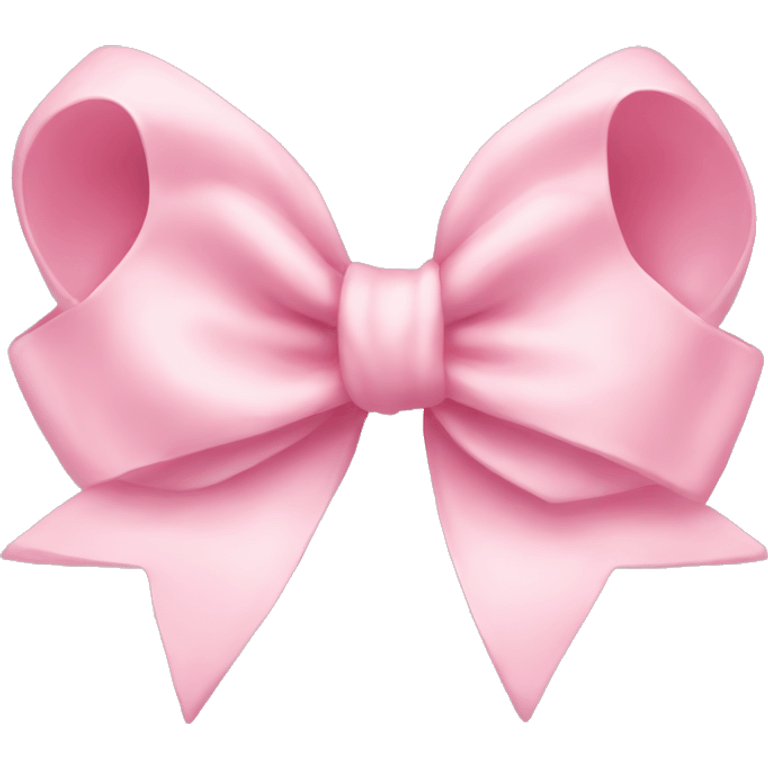 light pink bow emoji