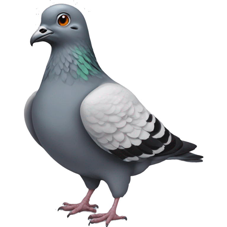 very sick pigeon emoji