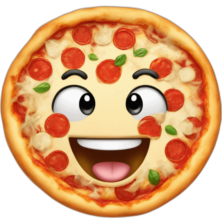 Happy Pizza emoji