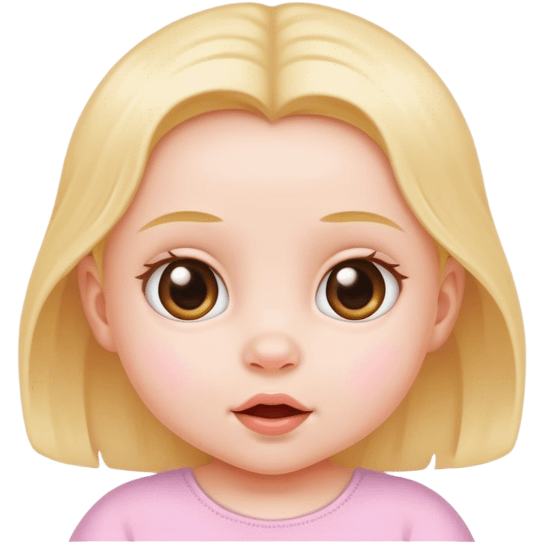 Bebé niña emoji