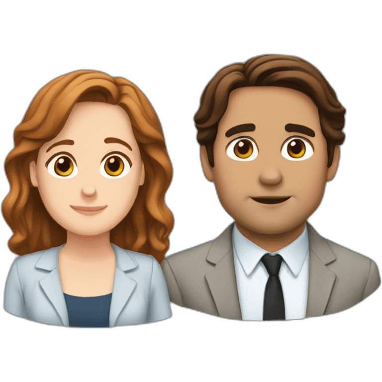 Jim and Pam emoji