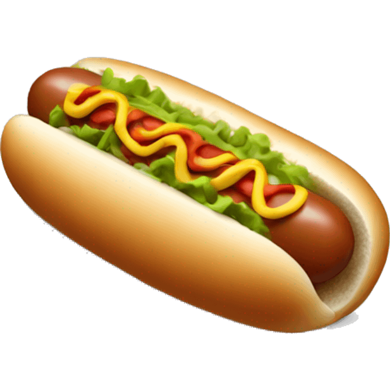 Chicago hot dog  emoji