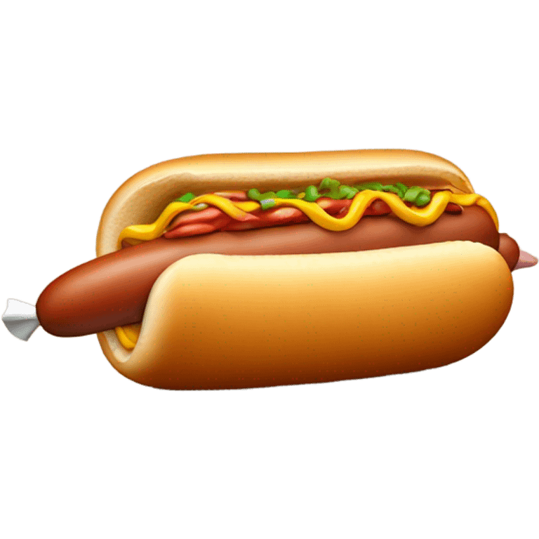 Hot dog with hunting rifle  emoji