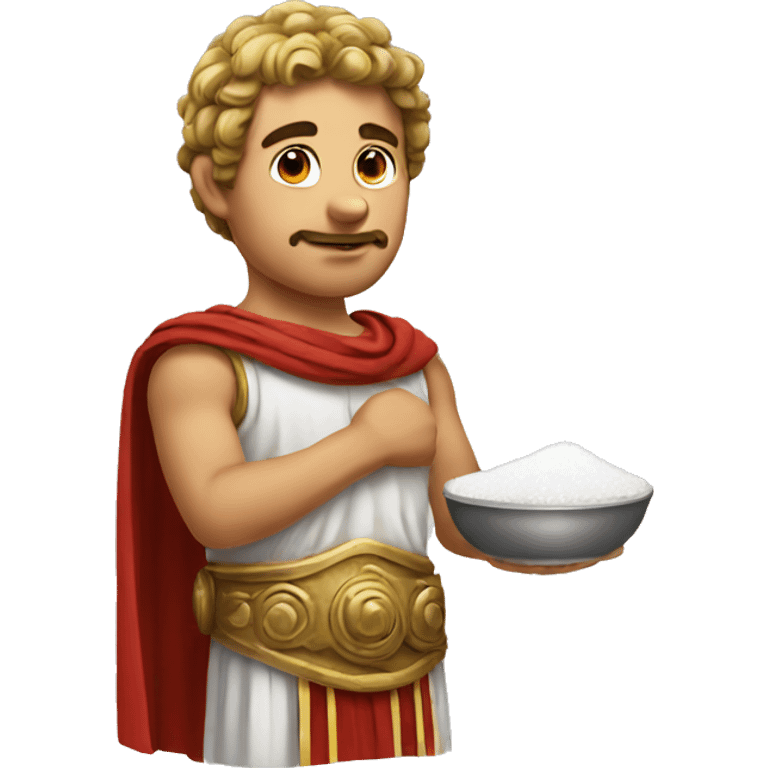 roman with salt emoji