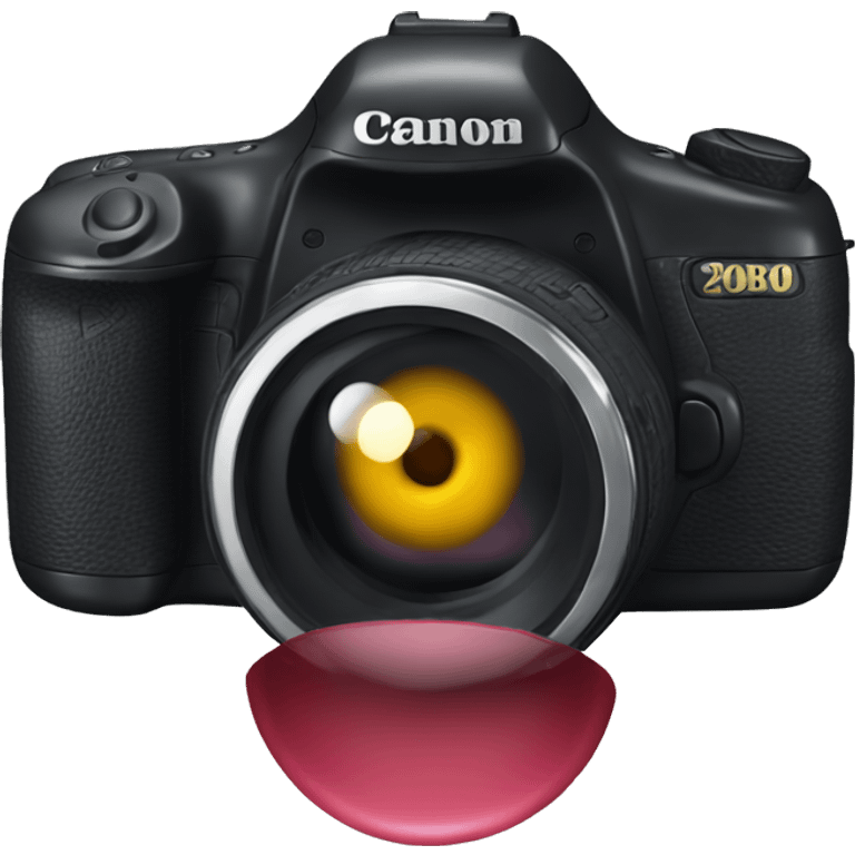 Photo camera Canon emoji