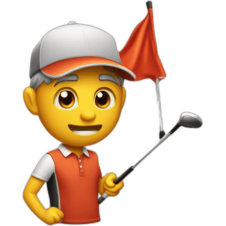 Dracaufeu, who plays Golf emoji