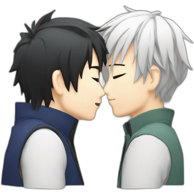 Satoru Gojo kiss Suguru Geto emoji