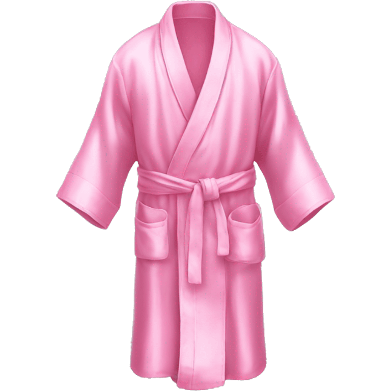 baby pink silk robe emoji