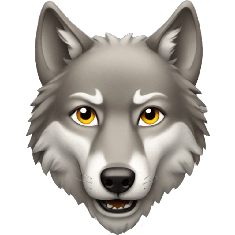 Wolf emoji