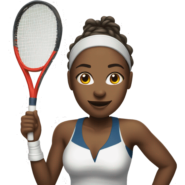 Sabrina williams playing tennis emoji