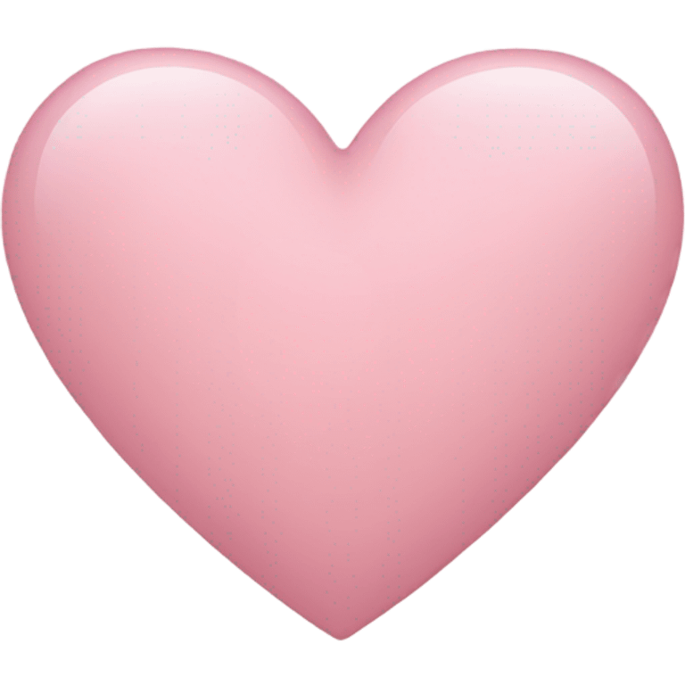 Light pink heart  emoji