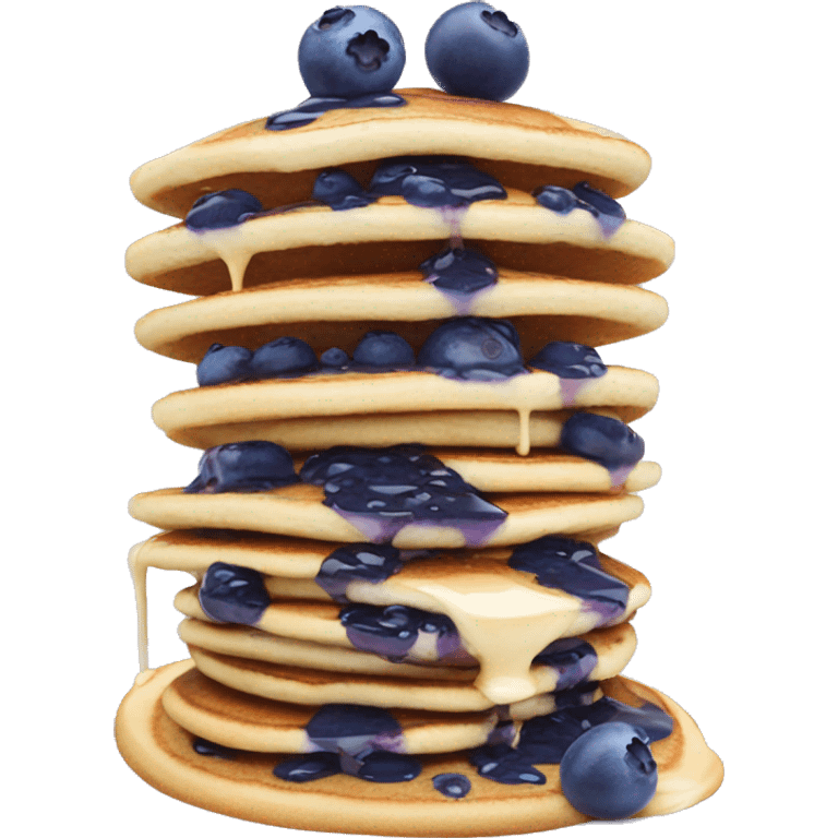 Blueberry pancakes  emoji