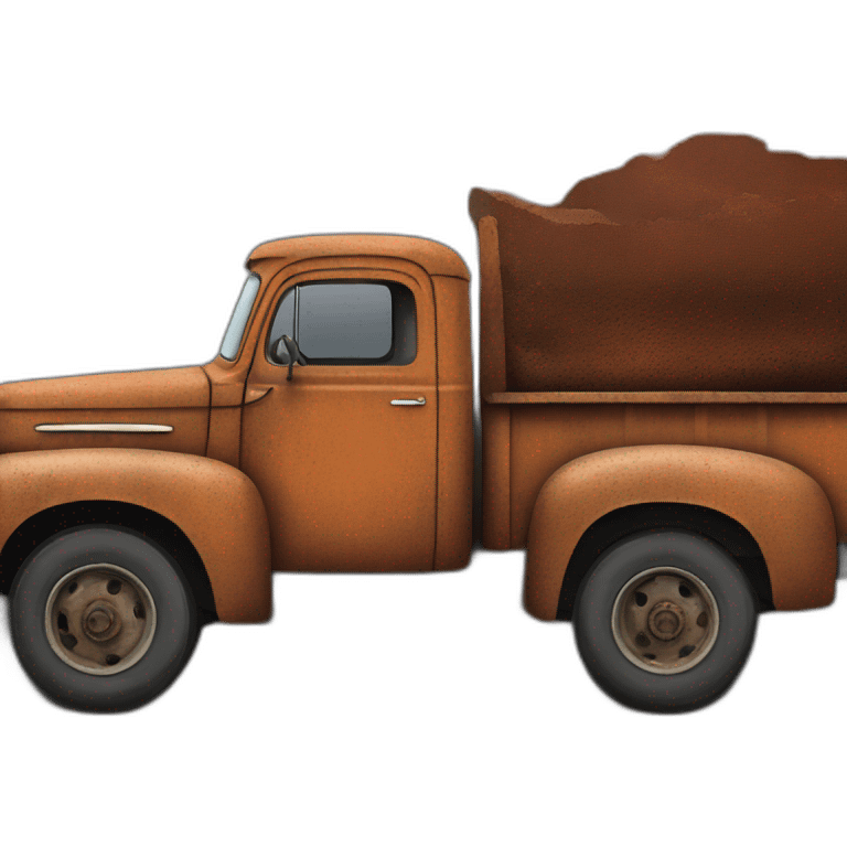 rusty truck emoji