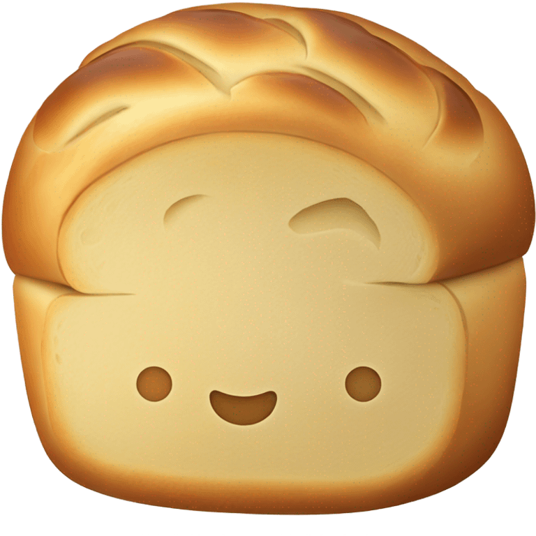 Circular Sourdough loaf of bread emoji