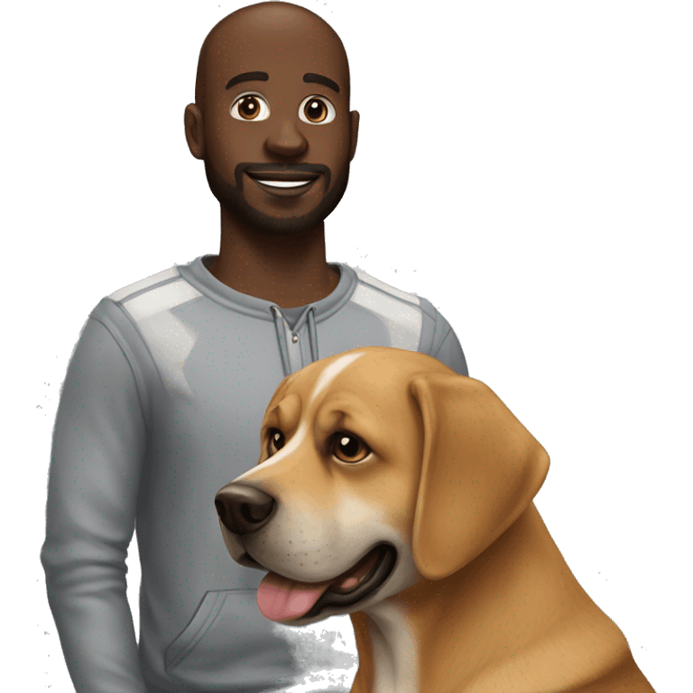 Gims sans avec un chien  emoji