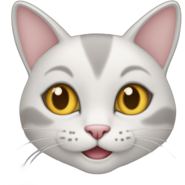 Sorriso gato da alice no país das maravilhas emoji