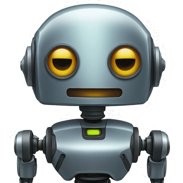 robot saying chut emoji