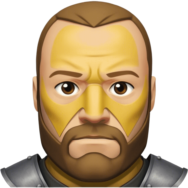 Gregor Clegane from game of thrones emoji