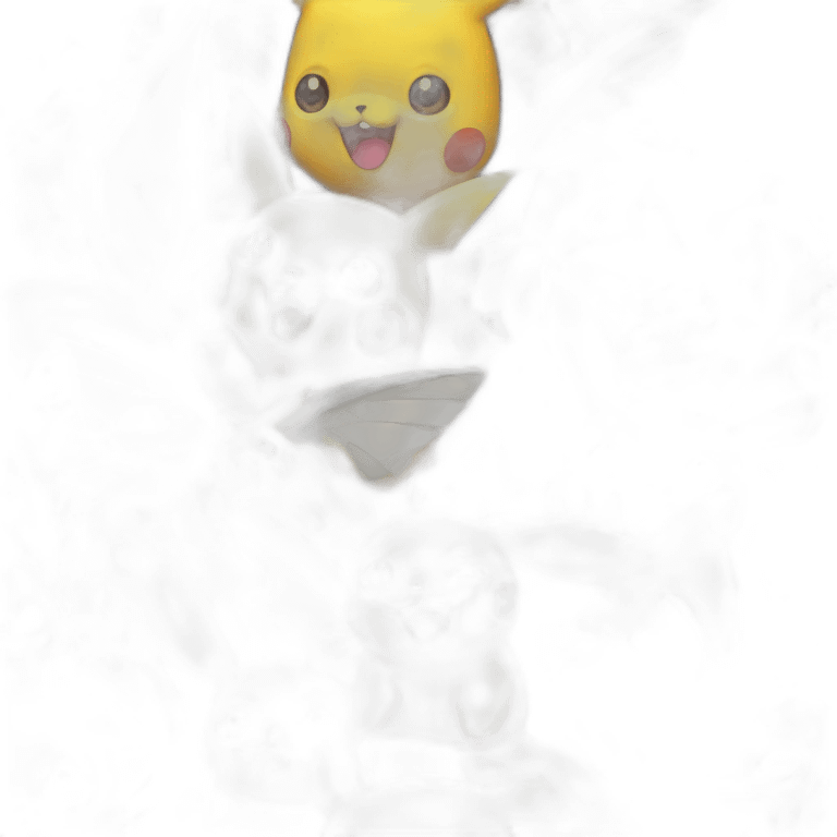 Evolie et dracaufeux et pikachu emoji