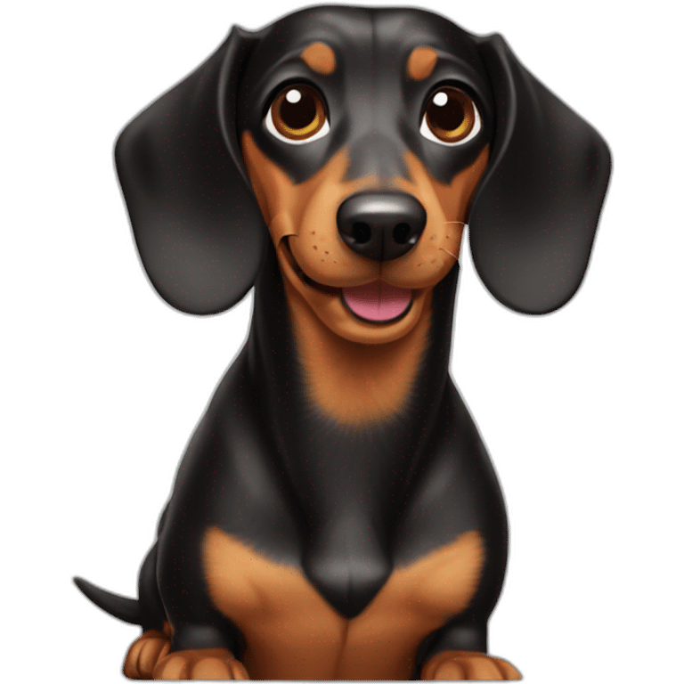 Dog dachshund emoji