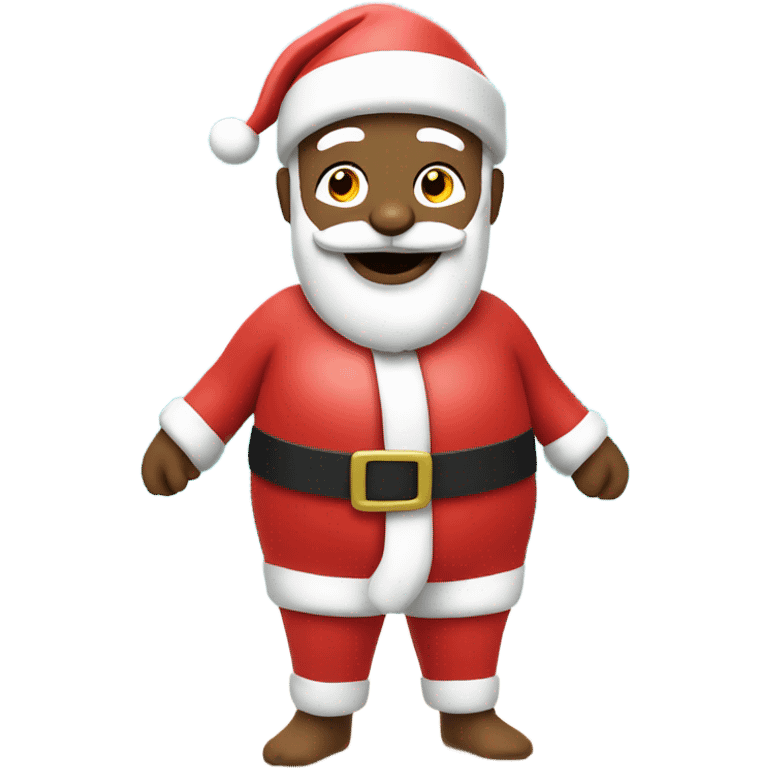 santa wearing a swim suit  emoji