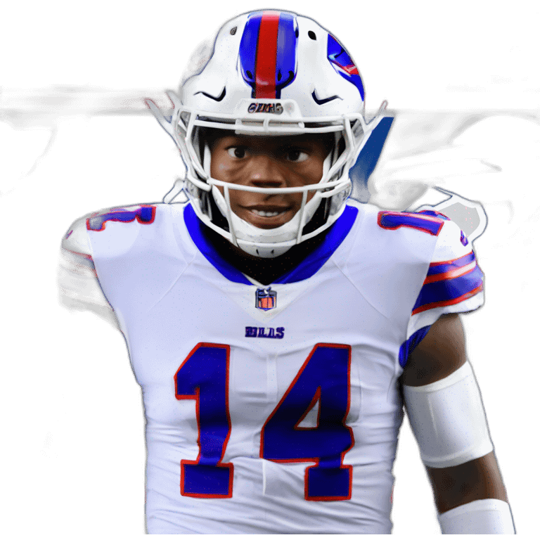 josh allen in a bills jersey emoji