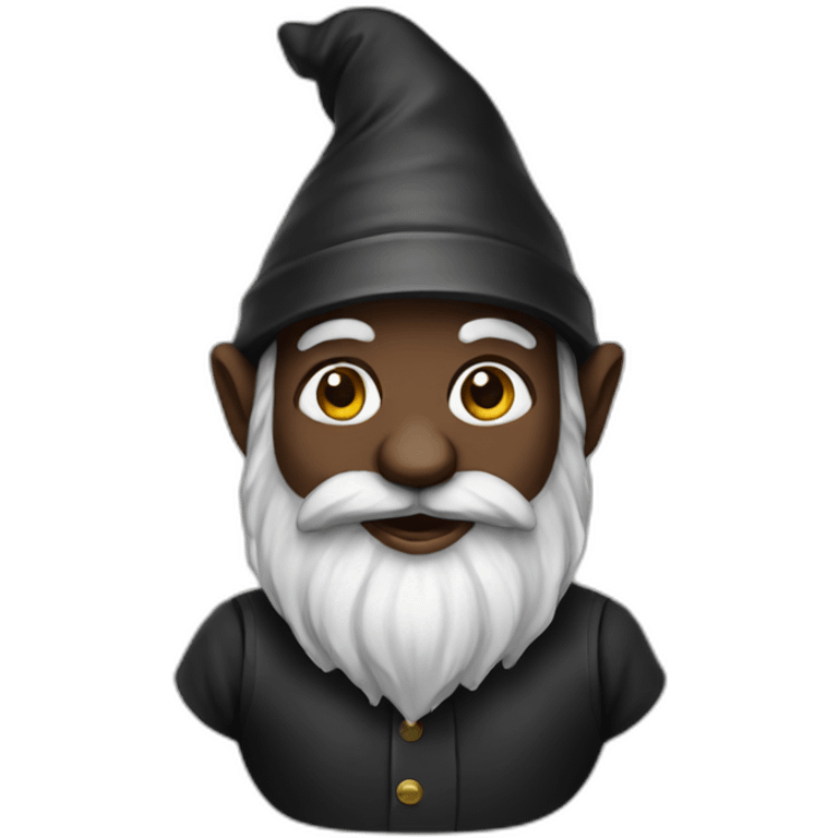 black gnome emoji