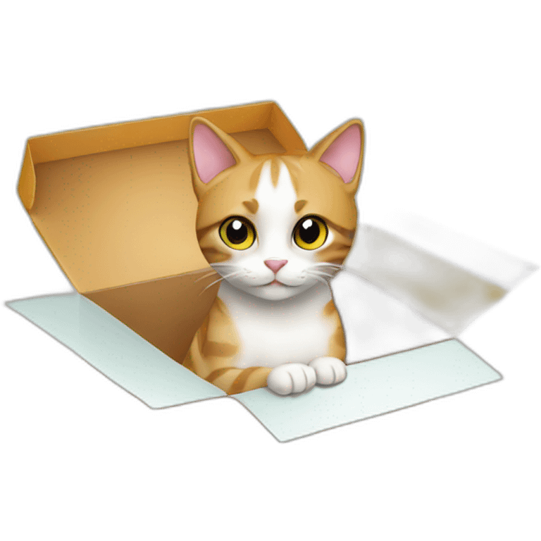 cat in gift box emoji