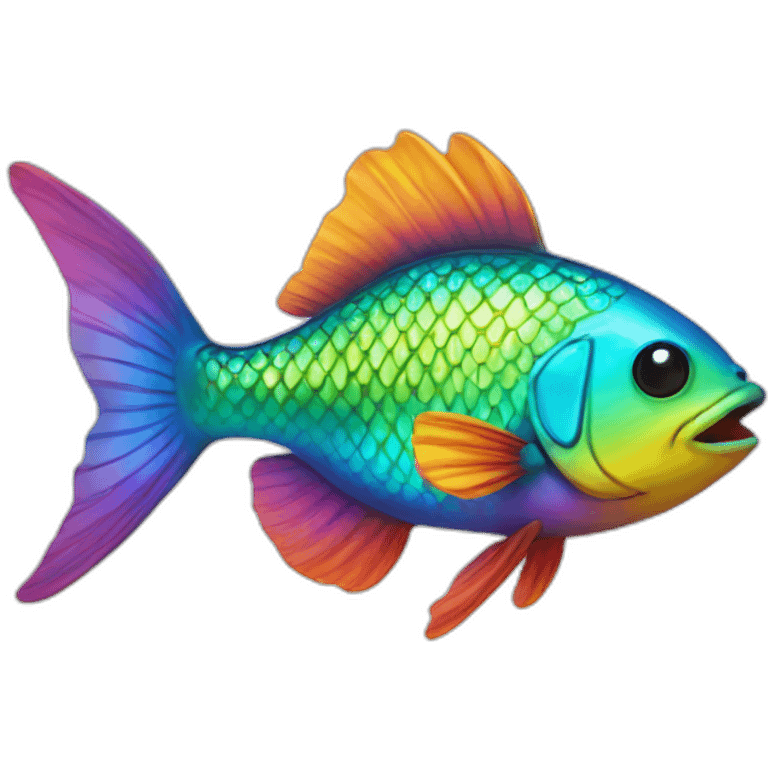 rainbow-fish-side-view emoji