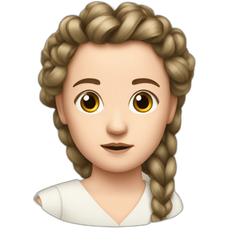 Greta Tunberg with a bow in her hair emoji