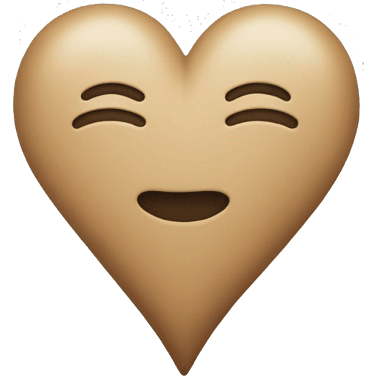 Neutral heart emoji