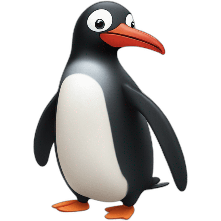 Pingu saying Noot noot emoji