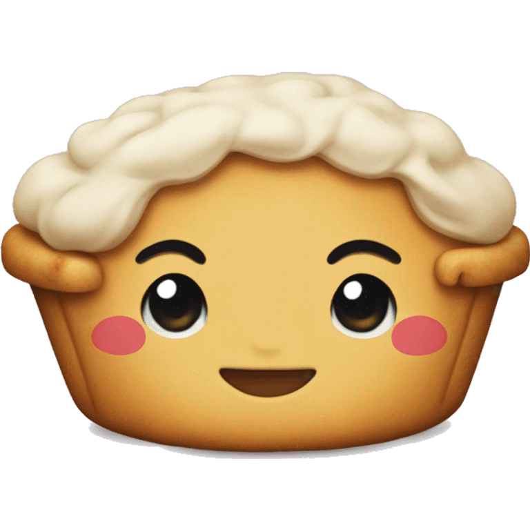 a cute little pie  emoji