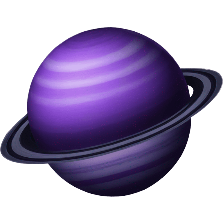 Purple Saturn  emoji