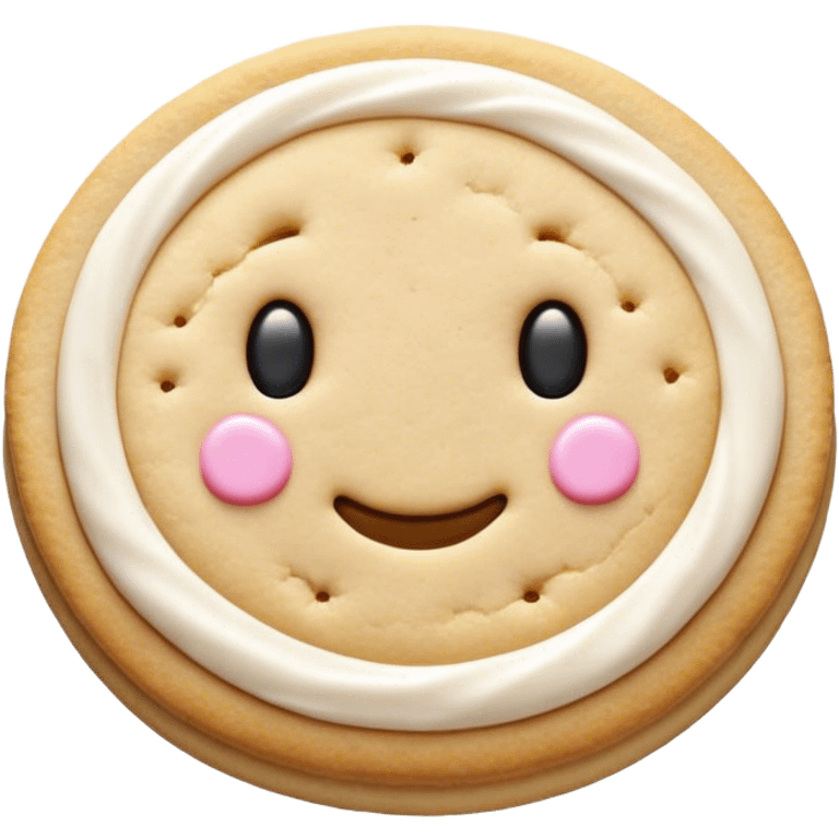 realistic sugar cookie emoji