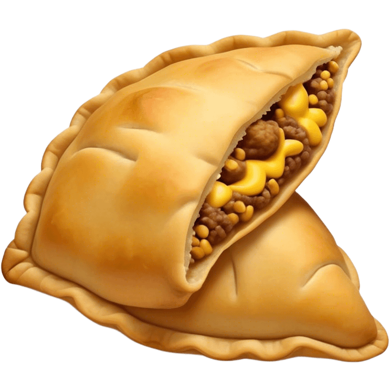 Empanada colombiana, no de hojaldre sino de masa de maiz emoji